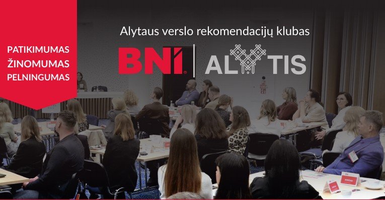 BNI Alytis susitikimo akimirka